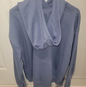 Plain dark blue sweater